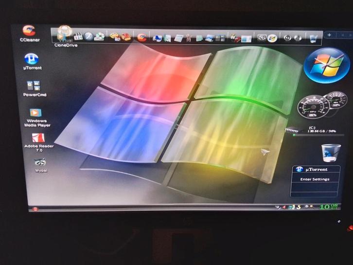 Snelle en prima werkende Windows XP desktop, Computers en Software, Desktop Pc's, Gebruikt, 3 tot 4 Ghz, HDD, 4 GB, Met videokaart