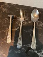 Verzilverde Kinderbestek Set Roodkapje, Ophalen of Verzenden