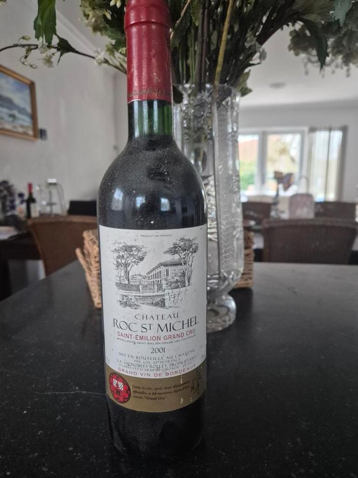 Chateau ROC St Michel Saint-Emilion Grand Cru 2001, Verzamelen, Wijnen, Ophalen of Verzenden
