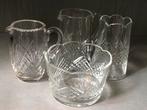 Glazen kannetjes/kommetje/vaasje, klein (6 à 7 cm), Antiek en Kunst, Antiek | Glas en Kristal, Ophalen of Verzenden