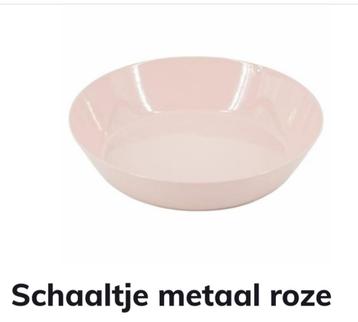 Leuke metalen schaaltjes   in meerdere kleuren aanwezig  beschikbaar voor biedingen