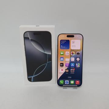  iPhone 16 Pro 128GB White Titanium Compleet in Doos ZGAN!  beschikbaar voor biedingen