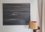 Groot acrylschilderij "Knipoog uit het verleden." 100x80x1cm, Antiek en Kunst, Kunst | Schilderijen | Modern, Ophalen of Verzenden