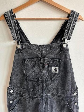Carhartt tuinbroek bib double knee black stone wash medium beschikbaar voor biedingen