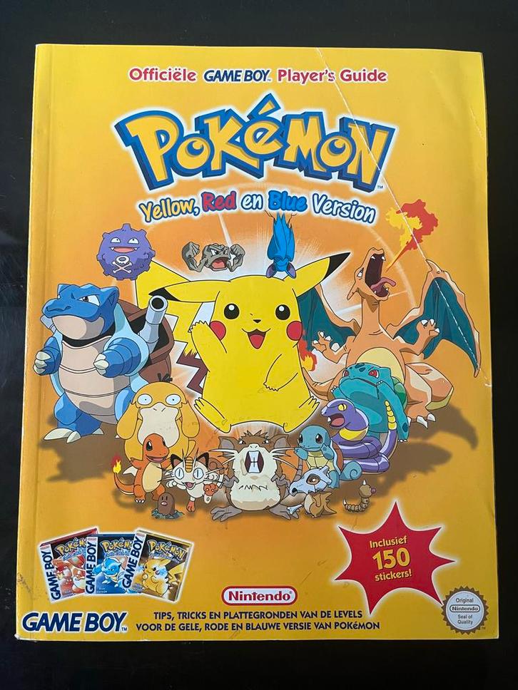 Pokémon Yellow/Red/Blue Game Boy Player's Guide, Boeken, Kinderboeken | Jeugd | onder 10 jaar, Zo goed als nieuw, Non-fictie, Ophalen of Verzenden