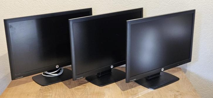 3 stuks Monitor HP LE2202x, Computers en Software, Monitoren, Gebruikt, 61 t/m 100 Hz, DVI, Overige typen, Full HD, 5 ms of meer