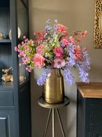 Echt een plaatje Zijden bloemen in vaas Goud Zijde Set, Ophalen of Verzenden, Nieuw