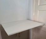 Ikea Bjursta klaptafel voor wandmontage wit, Huis en Inrichting, Bureaus, Ophalen, Gebruikt