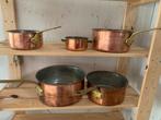 Koperen Pannenset - Vintage Charme, Ophalen of Verzenden, Gebruikt, Overige materialen, Pannenset