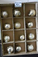 Kerstballen, zilver, doos 42, Ophalen of Verzenden, Gebruikt