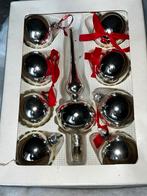 Vintage zilver kerstbal en piek in doos nr 119, Ophalen of Verzenden, Nieuw