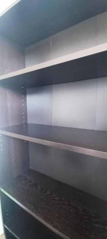 Boekenkast Ikea Billy 200x80x26 zwartbruin - afbeelding 1
