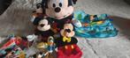 Mickey Mouse set, slingers, knuffel groot en klein etc, Ophalen of Verzenden, Mickey Mouse, Zo goed als nieuw, Knuffel