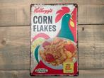 Reclamebord Kellogs Corn Flakes 20x30, Verzamelen, Merken en Reclamevoorwerpen, Ophalen of Verzenden, Zo goed als nieuw, Reclamebord