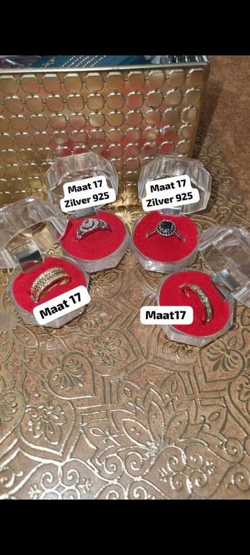 Verschillende ringen en maten en prijzen.  beschikbaar voor biedingen