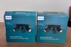 2x Philips spotlamp, geschikt voor Hue, Ophalen of Verzenden, Gebruikt, Metaal