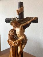 Bijzondere crucifix: Franciscus omhelst Jezus, Ophalen of Verzenden