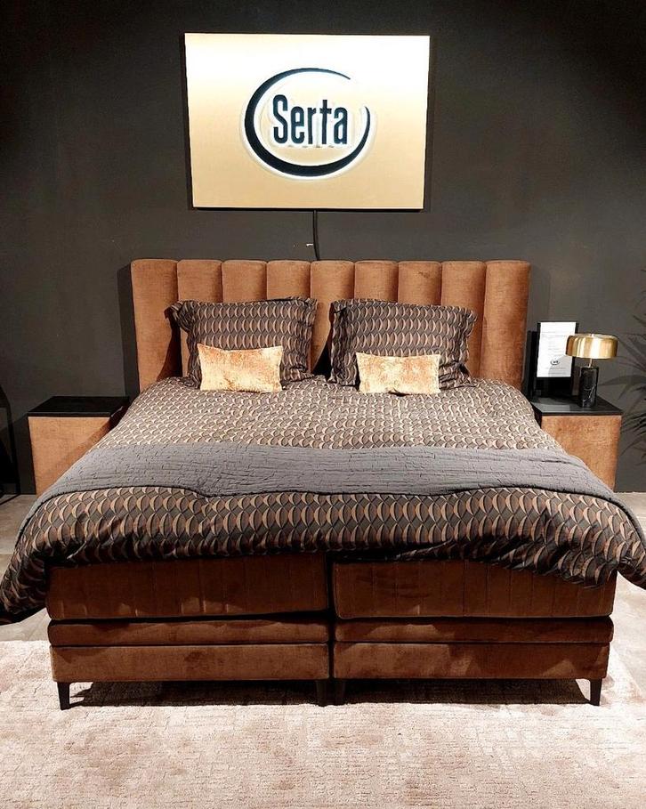 Showroommodel Serta Chandon boxspring electrisch 180x210, Huis en Inrichting, Slaapkamer | Boxsprings, Nieuw, 180 cm, 210 cm, Tweepersoons