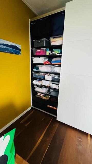 Ikea Pax kast met Farvik schuifdeuren wit - afbeelding 3