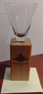 Weduwe Joustra Jenever Glaasje 4,5cl. (A), Ophalen of Verzenden, Zo goed als nieuw, Borrel- of Shotglas