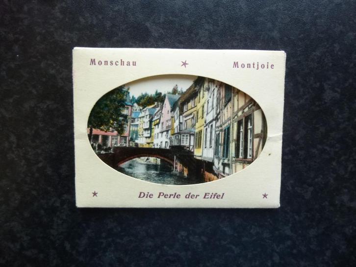 MONSCHAU  Duitsland mapje 9 foto's 9 x 7 cm, Verzamelen, Ansichtkaarten | Buitenland, Duitsland, 1940 tot 1960, Ophalen of Verzenden