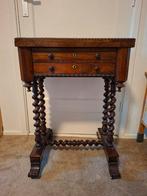 Puzzeltafel - speltafel - speeltafel antiek hout, Antiek en Kunst, Antiek | Meubels | Kasten, Ophalen