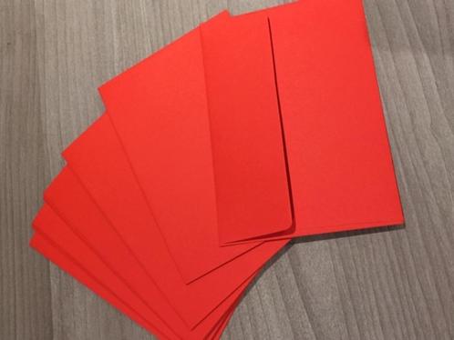 enveloppen rood voor uw zelfgemaakte kaart 114x162, Diversen, Papierwaren, Nieuw, Ophalen of Verzenden