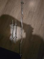 Halterstang set met korte stangen, Sport en Fitness, Fitnessmaterialen, Ophalen