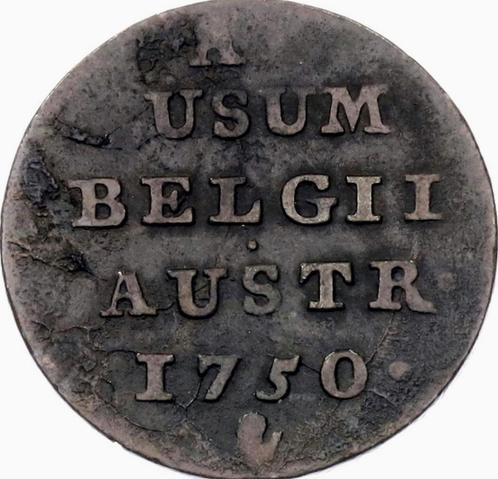 Oostenrijkse Nederlanden 1 Liard 1750, Postzegels en Munten, Munten | Nederland, Losse munt, Ophalen of Verzenden