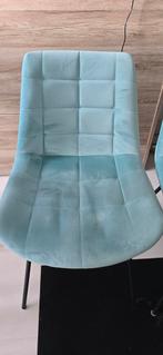 Turquoise Velours Stoelen - Klein Prijsje!, Antiek en Kunst, Antiek | Meubels | Stoelen en Banken, Ophalen