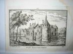 233/  Breukelen Oud Gunterstein  Kopergravure  18e eeuw, Antiek en Kunst, Kunst | Etsen en Gravures, Ophalen of Verzenden