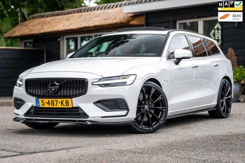 Volvo V60 2.0 T6 Recharge AWD R-Design Panoramadak I Adaptiv, Auto's, Volvo, Bedrijf, Te koop, V60, 4x4, ABS, Achteruitrijcamera