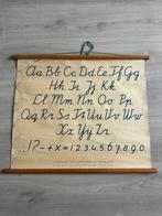 Vintage Schoolplaat Letterkaart, Ophalen, Overige thema's