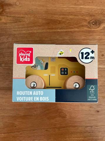 Houten Auto - Playing Kids - Nieuw beschikbaar voor biedingen