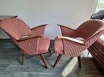 2 vintage fauteuil, Huis en Inrichting, Fauteuils, Ophalen, Gebruikt, 50 tot 75 cm