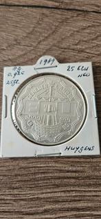 Zilveren 25 ecu 1989 Huygens 25 gram 925/1000, Koningin Beatrix, Zilver, Losse munt, Overige waardes