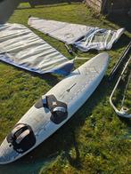Compleet windsurfset JP Freestyle Wave 2 zeilen toebehoren, Ophalen, Gebruikt