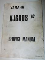 Yamaha XJ600 1992 Service Manual, Motoren, Handleidingen en Instructieboekjes, Yamaha