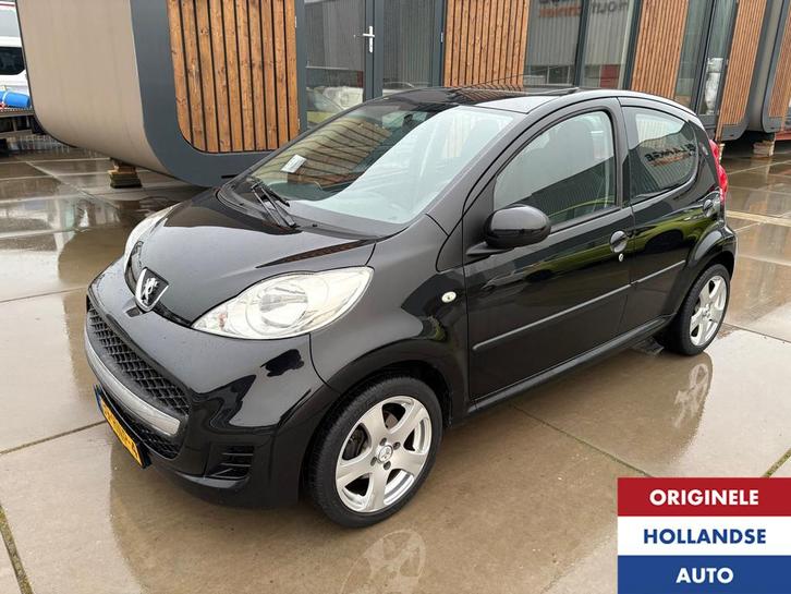 Peugeot 107 1.0-12V XS Automaat Zonnedak Zwart 2e Eigenaar, Auto's, Peugeot, Bedrijf, Te koop, ABS, Airbags, Centrale vergrendeling