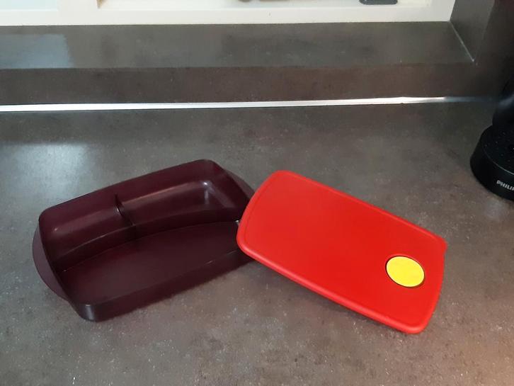 Tupperware magnetron microwave 3 vaks schaal/bord nieuwstaat, Huis en Inrichting, Keuken | Tupperware, Zo goed als nieuw, Schaal