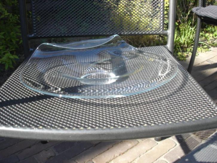 Rosenthal studio line glazen schaal [ Bouwfonds 1946 - 1996], Antiek en Kunst, Antiek | Glas en Kristal, Ophalen of Verzenden