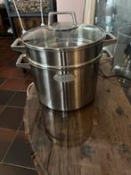 Boretti pasta pan, Kookpan of Snelkookpan, Inductieplaat, Ophalen of Verzenden, Zo goed als nieuw