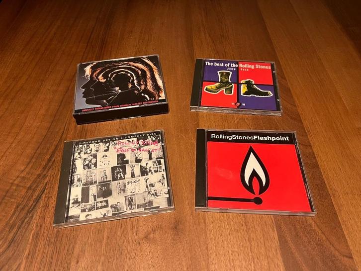 Prachtige collectie van 4 Rolling Stones cd's., Cd's en Dvd's, Cd's | Rock, Zo goed als nieuw, Poprock, Ophalen of Verzenden
