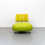 1x Leolux Pallone Fauteuil Groen/Grijs/Geel - Chroom, 75 tot 100 cm, Ophalen of Verzenden, Zo goed als nieuw, Metaal