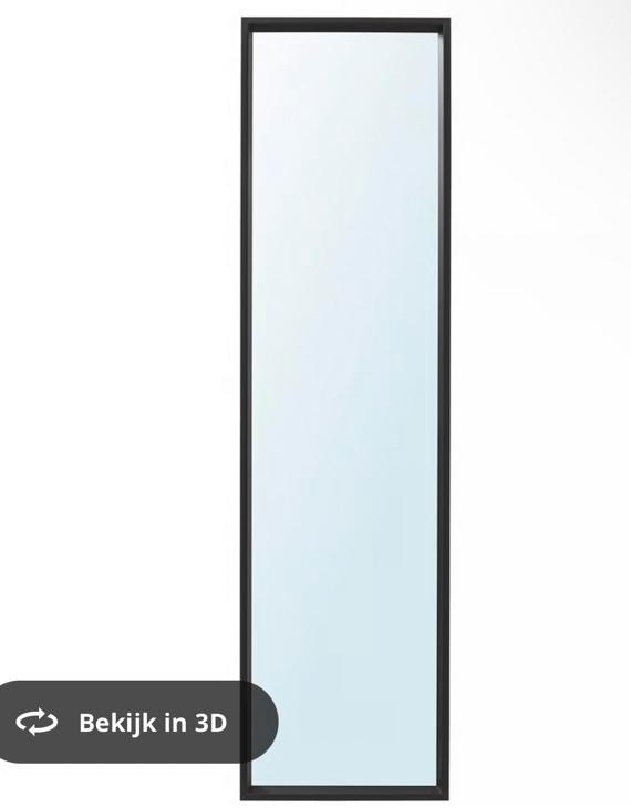 Ikea Nissedal spiegel 2 stuks, Huis en Inrichting, Woonaccessoires | Spiegels, Zo goed als nieuw, Minder dan 50 cm, Minder dan 100 cm