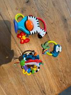 Set van 3 vrolijke rammelaars / baby speeltjes, Ophalen of Verzenden, Zo goed als nieuw, Rammelaar