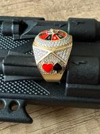 14k gelegoud 11 gr roulette ring, Verzamelen, Speldjes, Pins en Buttons, Ophalen of Verzenden, Zo goed als nieuw, Sport
