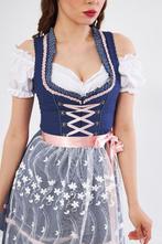 3-delige katoenen dirndl jurk maat 40 42 44 46 50 52 nieuw, Ophalen of Verzenden, Nieuw, Maat 42/44 (L), Carnaval