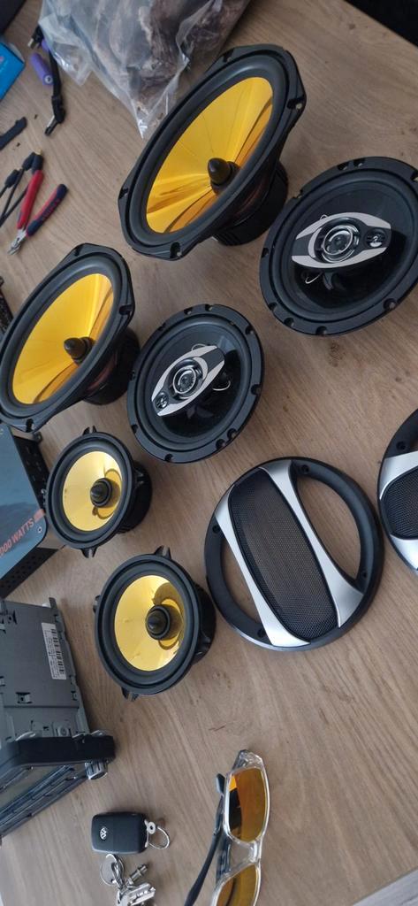 Autoradio Boxen Set - Verschillende Maten, Auto diversen, Autospeakers, Gebruikt, Ophalen of Verzenden