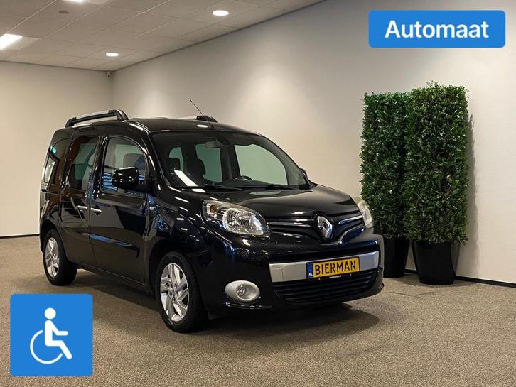Renault Kangoo Rolstoelauto Automaat Luchtvering, Auto's, Bestelauto's, Bedrijf, Te koop, Aangepast voor mindervaliden, Airconditioning